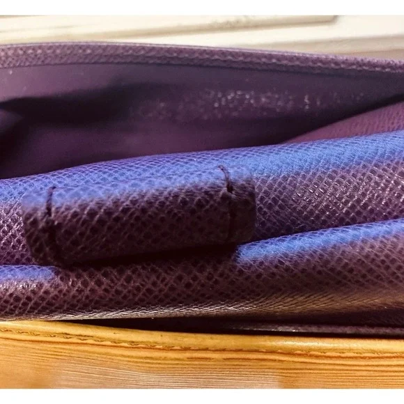 Louis Vuitton Epi Long Wallet International Yellow Purple Interior Pre-owned - Picture 12 of 15